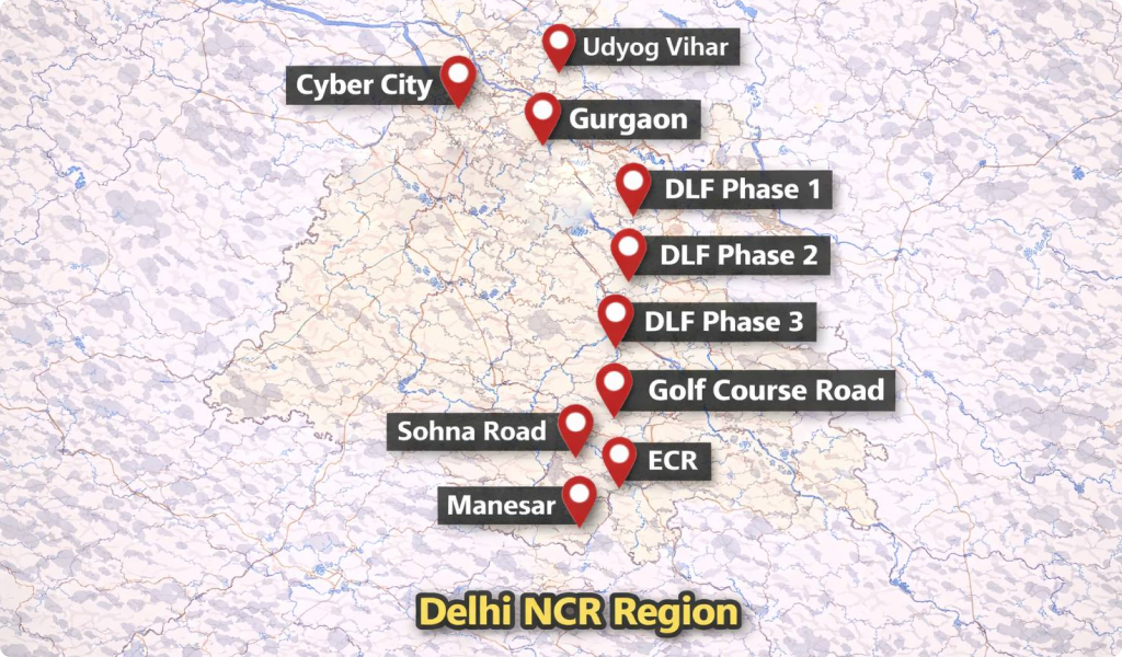 Boom Barrier installations in  Gurgaon DLF Phase 1 DLF Phase 2 DLF Phase 3 Golf Course Road Cyber City Sohna Road Udyog Vihar Manesar Delhi NCR Region