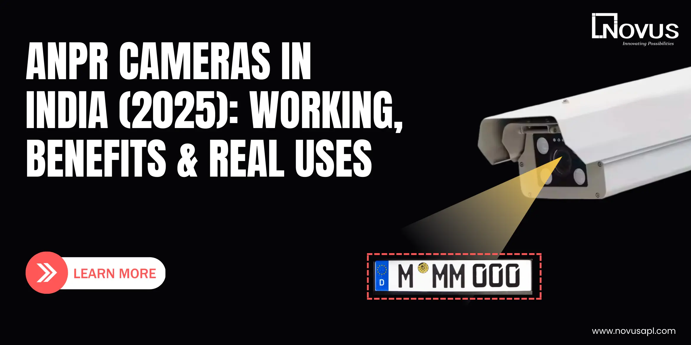 Comparison between DFMD (Door Frame Metal Detector) and HHMD (Hand Held Metal Detector) by Novus Automation — showcasing a security officer scanning a person with a handheld detector near a walk-through metal detector, highlighting smart and seamless security solutions.