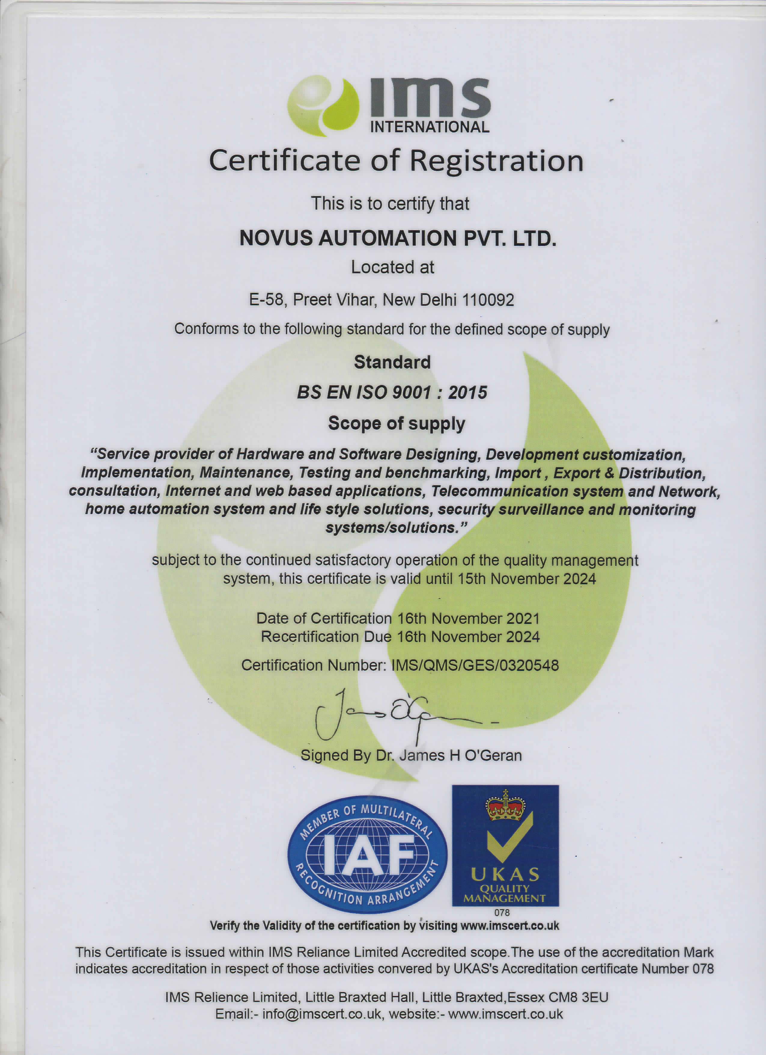 certificate 4